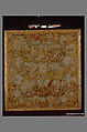 Hanging, Wool, silk, metal thread on canvas, German, Nuremberg