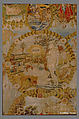 Hanging, Wool, silk, metal thread on canvas, German, Nuremberg