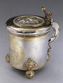 Tankard, Johann Berend, Silver, partly gilt, Livonian, Riga
