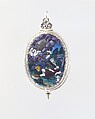 Watch, Watchmaker: David Ramsay (working 1600, died 1660), Case: painted enamel on copper, partly gilt, and silver gilt; Movement: gilded brass, steel, partly blued, and silver, British, probably London