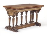 Sgabello, Walnut, Italian, Tuscany