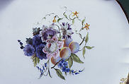 Plate (assiette à palmes) (1 of 102) (part of a service), Sèvres Manufactory (French, 1740–present), Soft-paste porcelain, French, Sèvres