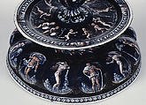 Candlestick (one of a pair), Master I. C. (probably Jean Court or Jean de Court) (working in the second half of the sixteenth century), Painted enamel on copper, partly gilt, French, Limoges