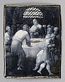 The Last Supper (one of seven), Jean II Pénicaud or French, Painted enamel on copper, partly gilt, French, Limoges