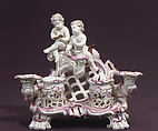 Inkstand, Ludwigsburg Porcelain Manufactory German, Hard-paste porcelain, German, Ludwigsburg