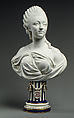 Madame du Barry (1746–1793), Sèvres Manufactory (French, 1740–present), Bust: soft-paste biscuit porcelain; pedestal: glazed porcelain, enameled and gilt, French, Sèvres