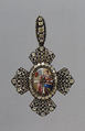 Badge of the Order of Saint Catherine, Gold, diamonds, enamel, Russian
