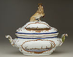Tureen with cover, Meissen Manufactory (German, 1710–present), Hard-paste porcelain, German, Meissen