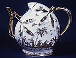 Teapot, Meissen Manufactory  German, Hard-paste porcelain, German, Meissen with German, Augsburg decoration