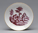 Saucer, Doccia Porcelain Manufactory Italian, Hard-paste porcelain, Italian, Florence