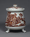 Broth bowl with cover, Meissen Manufactory (German, 1710–present), Hard-paste porcelain, German, Meissen