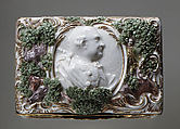 Snuffbox, Fürstenberg Porcelain Manufactory (German, founded 1747), Hard-paste porcelain, silver-gilt mounts, German, Fürstenberg
