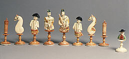 Chessmen (32), Ivory, French, Dieppe
