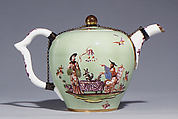 Teapot, Meissen Manufactory (German, 1710–present), Hard-paste porcelain, German, Meissen