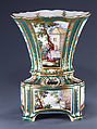 Flower vase with stand (vase hollandais nouveau) (one of a pair), Sèvres Manufactory  French, Soft-paste porcelain, French, Sèvres