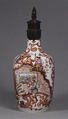 Bottle, Vienna, Hard-paste porcelain, silver gilt, Austrian, Vienna and German, Breslau (Wrocław)