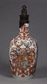 Bottle, Vienna, Hard-paste porcelain, silver gilt, Austrian, Vienna and German, Breslau (Wrocław)