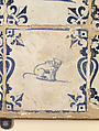 Tile, Tin-glazed earthenware, Dutch