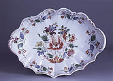 Dish, Doccia Porcelain Manufactory (Italian, 1737–1896), Tin-glazed hard-paste porcelain, Italian, Florence