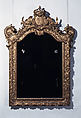 Wall mirror, Carved and gilded oak, French