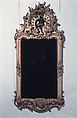 Mirror (one of a pair), Carved, painted, and gilded basswood and red pine, German
