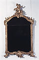 Wall mirror, Carved and gilded basswood, glass and pine, German