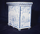 Cistern, Tin-glazed earthenware, Dutch, Delft