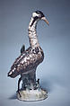 Bittern (one of a pair), Meissen Manufactory (German, 1710–present), Hard-paste porcelain, German, Meissen