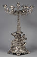 Six-light candelabrum, Paul Storr (British, 1771–1844), Silver, British, London