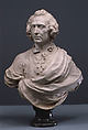 Bust of an Englishman, Peter Anton von Verschaffelt (Flemish, Ghent 1710–1793 Mannheim), Bust: Carrara marble; socle: gray marble, Flemish, carved in Rome