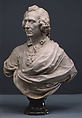 Bust of an Englishman, Peter Anton von Verschaffelt (Flemish, Ghent 1710–1793 Mannheim), Bust: Carrara marble; socle: gray marble, Flemish, carved in Rome