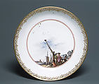 Saucer (part of a service), Meissen Manufactory (German, 1710–present), Hard-paste porcelain, German, Meissen