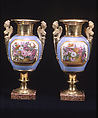 Pair of vases, Hard-paste porcelain, French, Paris