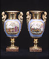 Pair of vases, Hard-paste porcelain, French, Paris