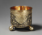 Tumbler, Andrei Kovalskii (1827–1856), Silver, silver gilt and niello, Russian