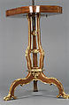 Adjustable reading and writing table (pupitre à crémaillère, servant de table), Attributed to Martin Carlin (French, near Freiburg im Breisgau ca. 1730–1785 Paris), Tulipwood; gilt bronze, brass, steel, French