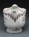 Wine bottle cooler (one of a pair), Doccia Porcelain Manufactory (Italian, 1737–1896), Tin-glazed hard-paste porcelain, Italian, Florence