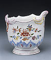Wine bottle cooler (one of a pair), Doccia Porcelain Manufactory (Italian, 1737–1896), Tin-glazed hard-paste porcelain, Italian, Florence
