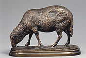 Shorn Ewe (Brebis Tondue), Rosa Bonheur (French, Bordeaux 1822–1899 Thomery), Bronze, French