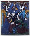 The Annunciation, Master of the Triptych of Louis XII, Painted enamel on copper, partly gilt, French, Limoges