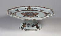 Tazza, Hard-paste porcelain, Chinese, for French market