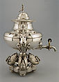 Tea urn, Silversmith P. B., Paris (active in 19th century), Silver plate, French, Paris