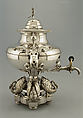 Tea urn, Silversmith P. B., Paris (active in 19th century), Silver plate, French, Paris