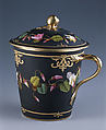 Cup with cover, Jean-Baptiste-Edouard Honoré (active ca. 1820–55), Hard-paste porcelain, French, Paris
