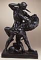Theseus Slaying the Minotaur, Antoine-Louis Barye (French, Paris 1795–1875 Paris), Bronze, French
