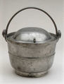 Dinner pail with cover (porte-dîner), P. A. Salmon, Pewter, French, Chartres