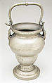Holy-water vessel (Aspersorium), Pewter, Northern European