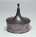 Tobacco box, H. van Lingen (recorded 1807–after 1843), Pewter, Dutch, Amsterdam