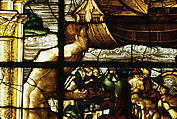 The Deluge, Valentin Bousch (French, active 1514–41, died 1541), Glass, painted and stained, French, Lorraine, Metz
