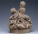 Children with shellfish and vegetables, Attributed to Robert Joseph Auguste (French, 1723–1805, master 1757), Terracotta, French, Paris